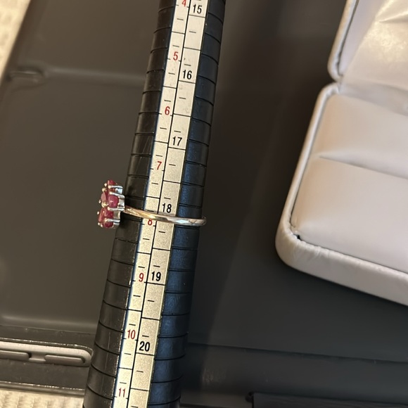 925 ruby ring - Picture 5 of 7